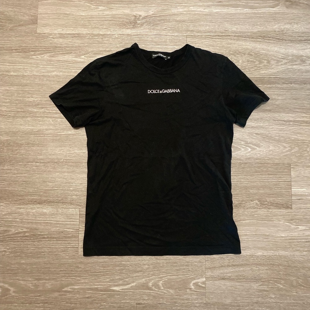 Dolce & Gabbana Black Short Sleeve Tee